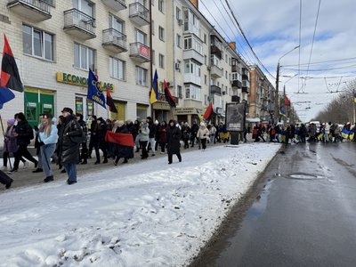 У Полтаві влаштували пам’ятну ходу до Дня Героїв Небесної Сотні У Полтаві влаштували пам’ятну ходу до Дня Героїв Небесної Сотні