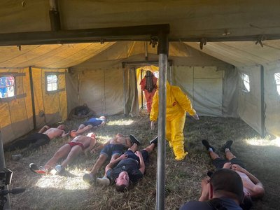 Від теорії до практики: на Вінниччині відпрацювали алгоритм дій при хімічному забруднені Від теорії до практики: на Вінниччині відпрацювали алгоритм дій при хімічному забруднені