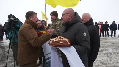 ланцюг єдності Корець Звягель