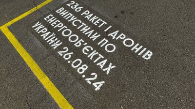 "Битва за світло": на столичному Подолі показали зруйнований Росією трансформатор "Битва за світло": на столичному Подолі показали зруйнований Росією трансформатор
