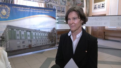 тернопіль, Джанін фон Вольдерсдорф, протезна майстерня, 17 березня 2026 року тернопіль, Джанін фон Вольдерсдорф, протезна майстерня, 17 березня 2026 року