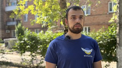 Волонтер Краматорського об’єднання волонтерів Богдан Зуяков Краматорськ Донецька область