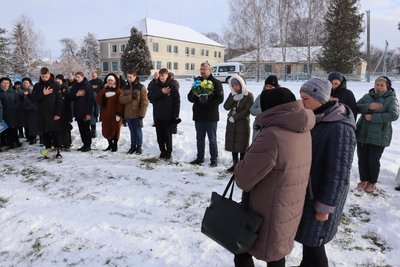Микола Голяш, освячення меморіальної таблиці Микола Голяш, освячення меморіальної таблиці