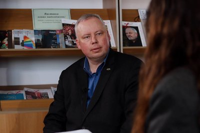 Президент Литовської асоціації Атлантичного договору Аудріус Скайстис у Франківську Президент Литовської асоціації Атлантичного договору Аудріус Скайстис у Франківську