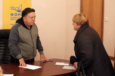 Олександр Фельдман у приймальні Олександр Фельдман у приймальні