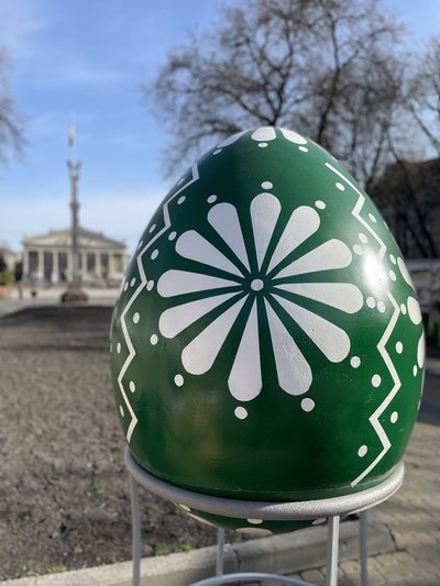 Виставка великодніх кошиків, просто неба, Тернопіль, квітень 2025 Виставка великодніх кошиків, просто неба, Тернопіль, квітень 2025