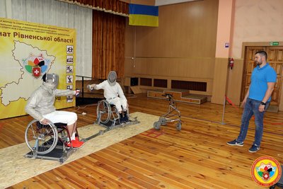 У Рівному вперше відбувся чемпіонат області з фехтування на візках У Рівному вперше відбувся чемпіонат області з фехтування на візках
