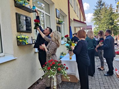 Відкриття меморіальної дошки, Заліщицька міська рада, Тернопільщина Відкриття меморіальної дошки, Заліщицька міська рада, Тернопільщина