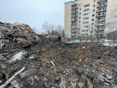 Наслідки обстрілу Покровська 17 лютого. Фото: Telegram/Покровська МВА Наслідки обстрілу Покровська 17 лютого. Фото: Telegram/Покровська МВА