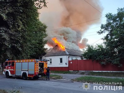 Поліція Сумщини показала наслідки російської атаки на регіон Поліція Сумщини показала наслідки російської атаки на регіон