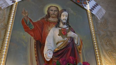 Статуя Ісуса Христа, ікона, храм Святого Дмитрія Солунського Статуя Ісуса Христа, ікона, храм Святого Дмитрія Солунського