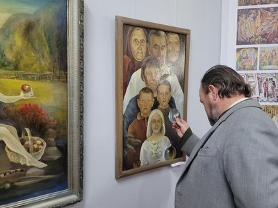 Виставку монументаліста-філософа до Дня художника презентували у Рівному Виставку монументаліста-філософа до Дня художника презентували у Рівному