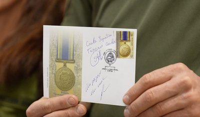 У Черкасах погасили марку до Дня захисників та захисниць України У Черкасах погасили марку до Дня захисників та захисниць України