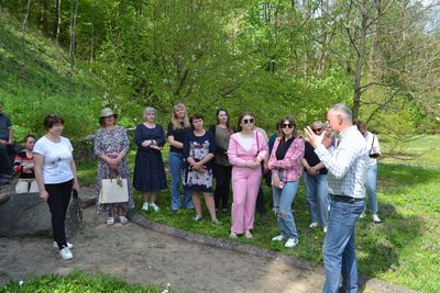 Виставка виробів з лози у Кременецькому ботанічному саду