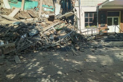 У Сумському ПТО обвалилася частина будівлі: що відомо У Сумському ПТО обвалилася частина будівлі: що відомо