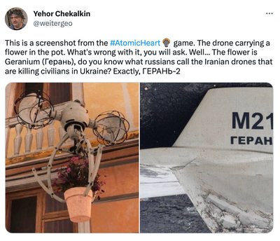 Мінцифри закликає світові компанії обмежити продаж відеогри "Atomic Heart" Мінцифри закликає світові компанії обмежити продаж відеогри "Atomic Heart"