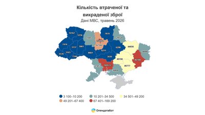 На Чернігівщині 7 870 одиниць втраченої та викраденої зброї На Чернігівщині 7 870 одиниць втраченої та викраденої зброї