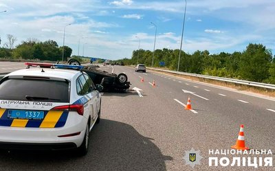 У Решетилівській громаді на Полтавщині перекинулася "Audi": що з водієм У Решетилівській громаді на Полтавщині перекинулася "Audi": що з водієм