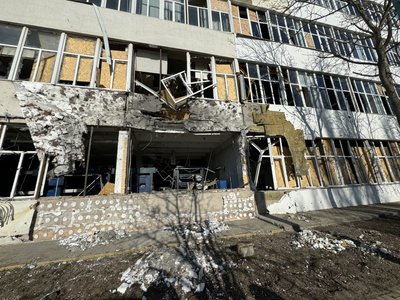 Херсон, обстріли, лютий 2025, підприємство, комунальники Херсон, обстріли, лютий 2025, підприємство, комунальники