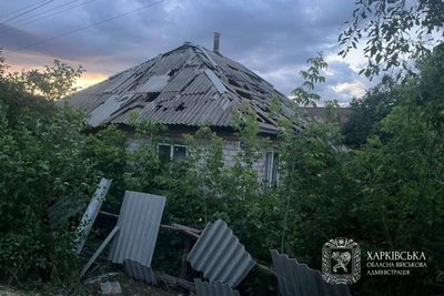 Балаклія, пошкоджений будинок