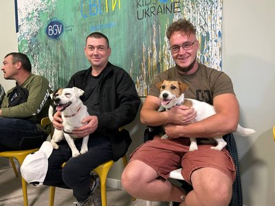 У Житомирі провели каністерапію для військовослужбовців у Центрі життєстійкості У Житомирі провели каністерапію для військовослужбовців у Центрі життєстійкості
