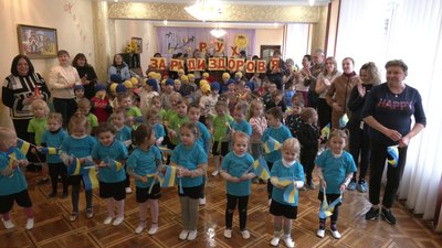 Фетиваль ранкової зарядки провели у рівненському дитсадку