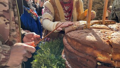У місті на Волині до Великодня спекли 200-кілограмову паску У місті на Волині до Великодня спекли 200-кілограмову паску