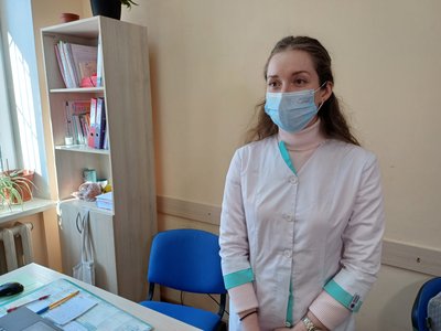 Анна Редченко, сімейна лікарка Центру ПМСД №1 у Полтаві Анна Редченко, сімейна лікарка Центру ПМСД №1 у Полтаві