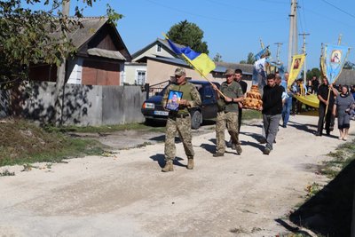 Похорон військового, попрощалися з військовим, Тернопільщина, лютий 2025