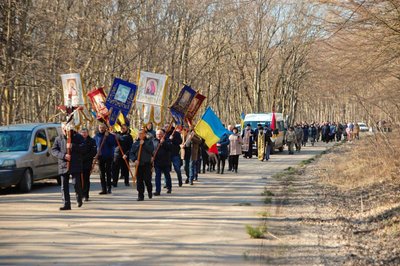 Похорон військового, попрощалися з бійцями, Тернопільщина, березень 2025 Похорон військового, попрощалися з бійцями, Тернопільщина, березень 2025