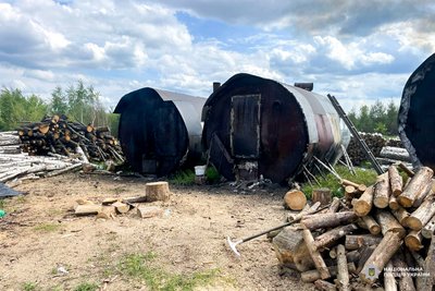 Житель Рівненщини незаконно виготовляв деревне вугілля — поліція області Житель Рівненщини незаконно виготовляв деревне вугілля — поліція області