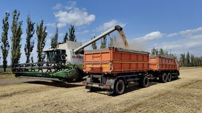 Жнива на півдні: як обстріли ускладнюють збір урожаю Жнива на півдні: як обстріли ускладнюють збір урожаю
