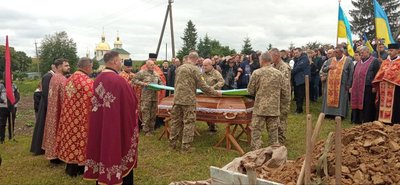 Володимир Новоринський, прощання з військовим, ЗСУ, Тернопільщина, червень 2024 Володимир Новоринський, прощання з військовим, ЗСУ, Тернопільщина, червень 2024