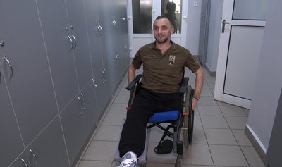 Боєць з Волині Олександр Миронюк готується до протезування Боєць з Волині Олександр Миронюк готується до протезування