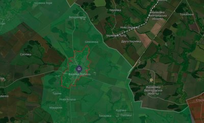Селище Козача Лопань Дергачівської громади на карті DeepState станом на 22 січня 2026 року Селище Козача Лопань Дергачівської громади на карті DeepState станом на 22 січня 2026 року