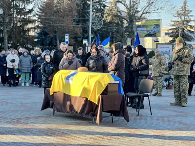 Із військовим Дмитром Машлаєм попрощались у Рівному