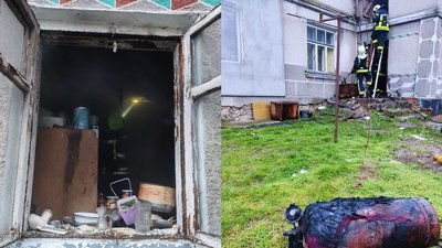 У Луцьку через загорання газового балона в будинку сталася пожежа У Луцьку через загорання газового балона в будинку сталася пожежа