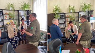 Дружині полеглого воїна Віталія Деркача з Полтавщини передали орден чоловіка Дружині полеглого воїна Віталія Деркача з Полтавщини передали орден чоловіка