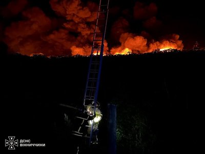 У Вінниці горіли складські приміщення на території 350 квадратних метрів У Вінниці горіли складські приміщення на території 350 квадратних метрів