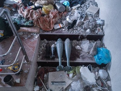 Знайдені боєприпаси на Донеччині. Фото: Telegram / поліція Луганщини Знайдені боєприпаси на Донеччині. Фото: Telegram / поліція Луганщини