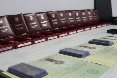 На Черкащині нагородили ветеранів та загиблих захисників На Черкащині нагородили ветеранів та загиблих захисників