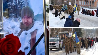 В Онуфріївці на Кіровоградщині попрощалися із загиблим на війні солдатом Максимом Сичем В Онуфріївці на Кіровоградщині попрощалися із загиблим на війні солдатом Максимом Сичем