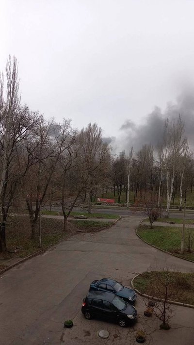 В окупованому Донецьку сталася пожежа у районі нафтобази