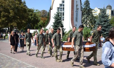 Похорон військового, Олег Нагірняк, Чортків, серпень 2024 Похорон військового, Олег Нагірняк, Чортків, серпень 2024