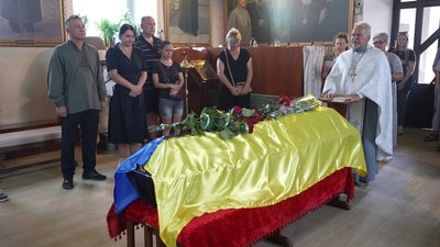 Херсон, ЗСУ, прощання, загиблий військовий, Валентин Тимофійчук