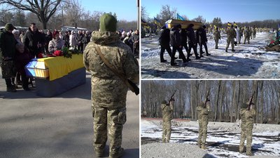 У Кропивницькому попрощалися із загиблим на війні з РФ Олександром Деревянком