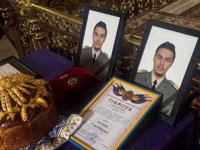 У Вінниці попрощались із захисником Єгором Басюком У Вінниці попрощались із захисником Єгором Басюком
