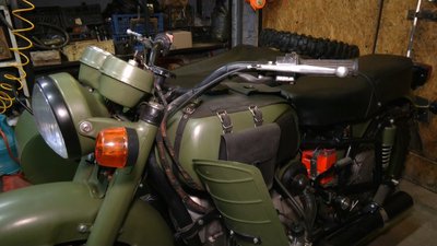 Один із реставрованих мотоциклів Один із реставрованих мотоциклів