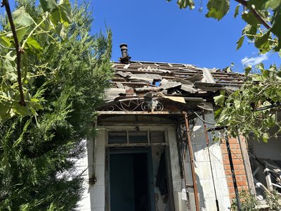Внаслідок атаки БпЛА на Полтавщину згорів 100-річний будинок Внаслідок атаки БпЛА на Полтавщину згорів 100-річний будинок