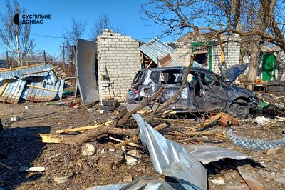 Слов'янськ наслідки обстрілу Донецька область 19 березня 2025 рік Слов'янськ наслідки обстрілу Донецька область 19 березня 2025 рік